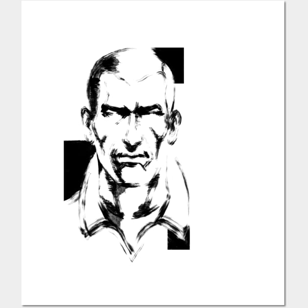 Zidane Wall Art by Century Wizard 